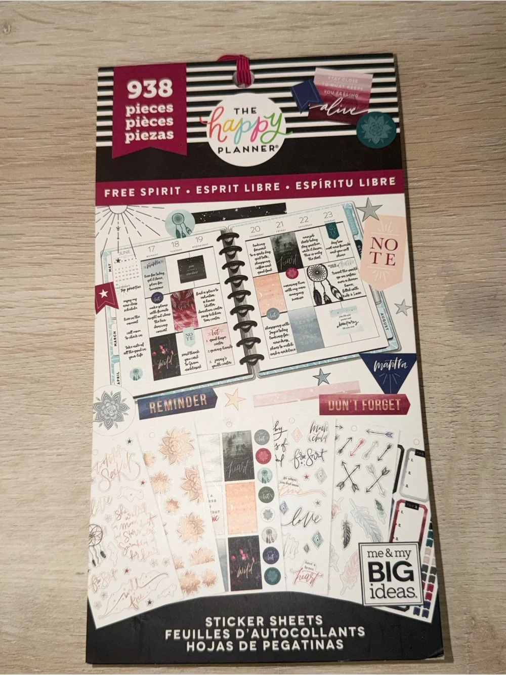 The Happy Planner Sticker Book - Pink and Teal Accents